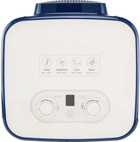 NESCO FD‑41B Snackmaster Food Dehydrator for Easy Home Snacks, Simple Blue Countertop Dehydrator with 4 Trays