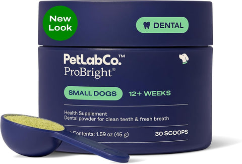 PetLab Co. ProBright Dental Powder for Small Dogs, 30 Scoops