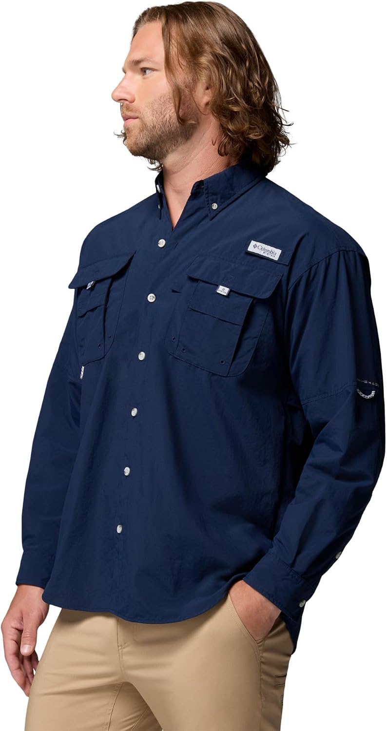Columbia Men's PFG Bahama II Long Sleeve Fishing Shirt