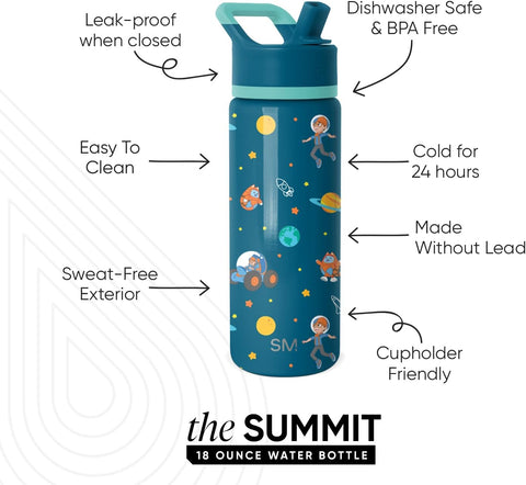 Simple Modern Blippi Kids Water Bottle & Toddler Cup | 18oz