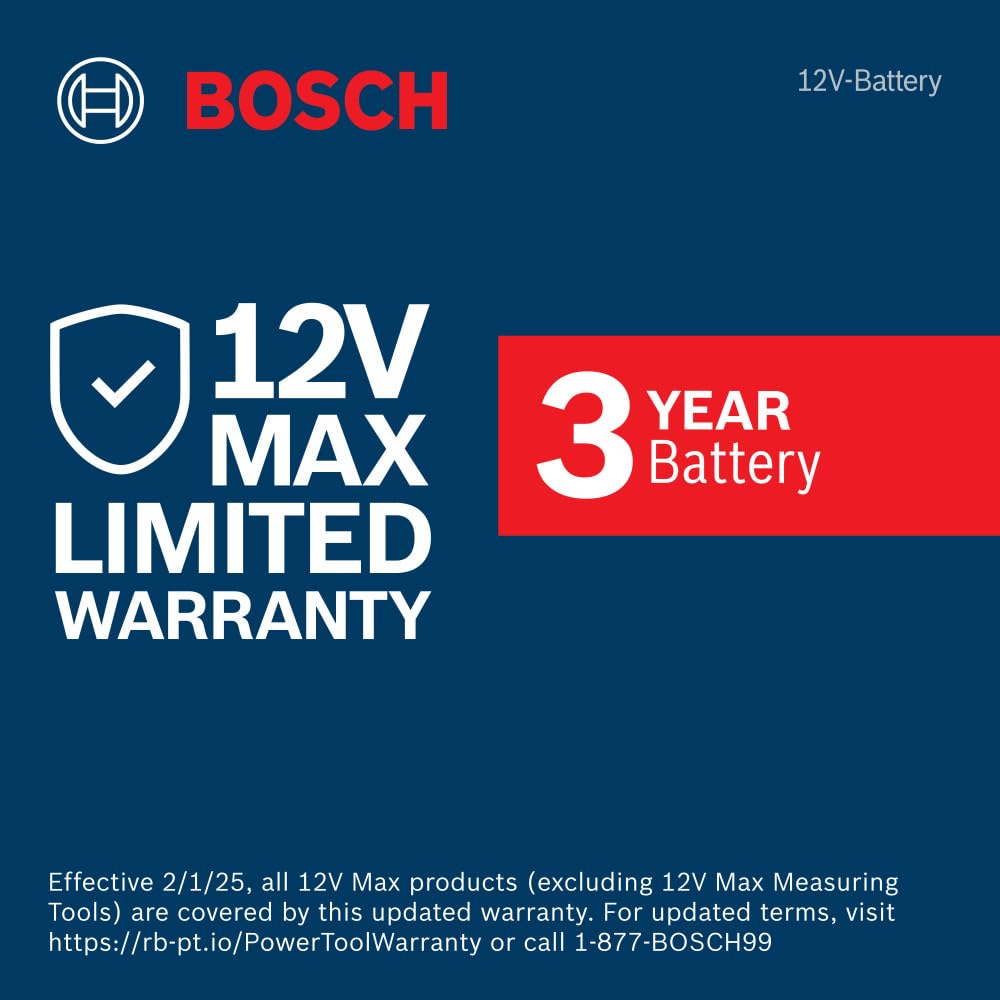 Bosch 12V Battery GBA12V60 Max Lithium-Ion 6 Ah