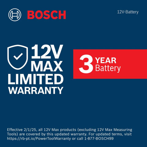 Bosch 12V Battery GBA12V60 Max Lithium-Ion 6 Ah