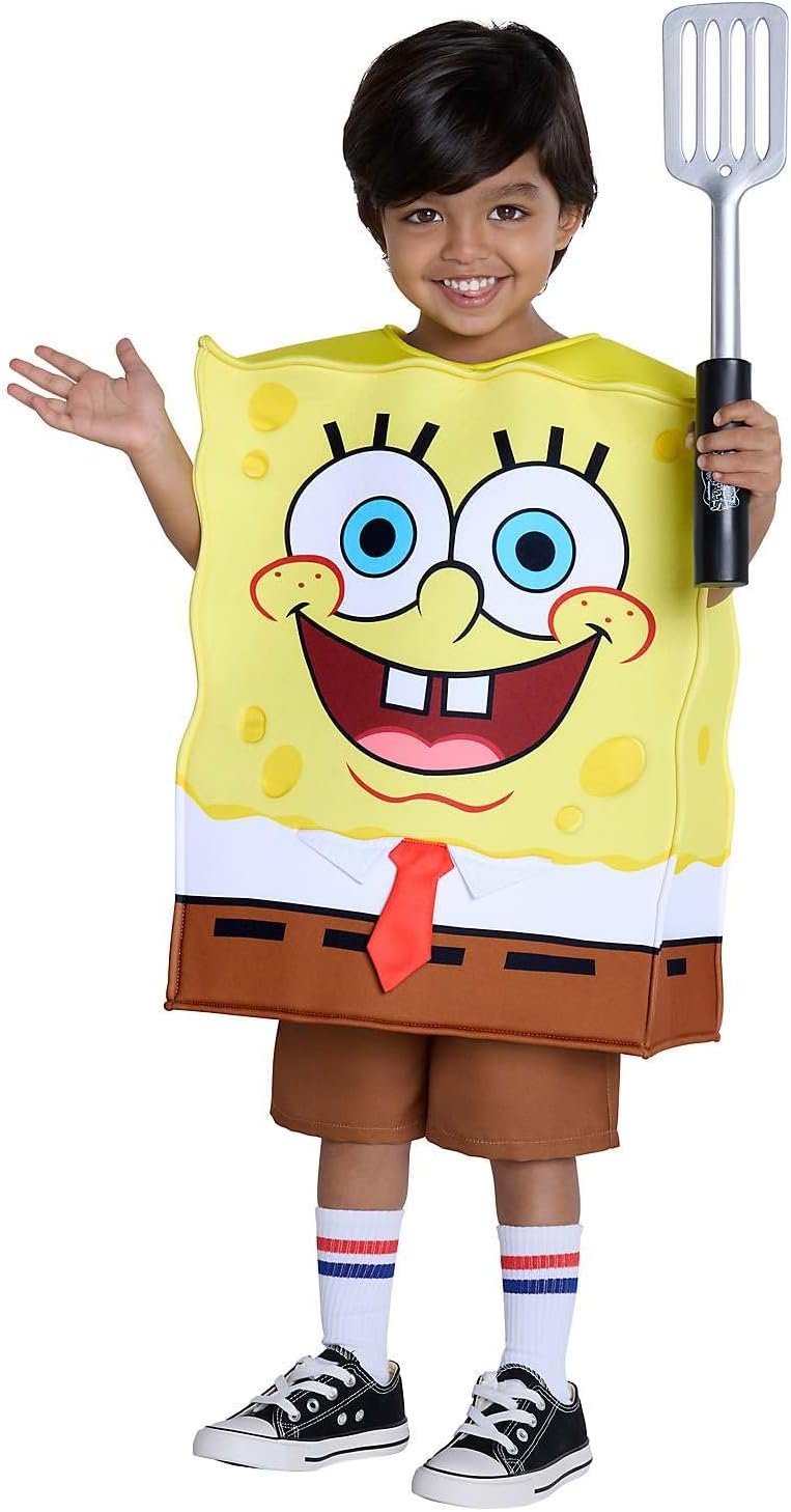 Spirit Halloween SpongeBob Squarepants Foam Toddler Costume | Officially Licensed | Nickelodeon | Cartoon Costumes