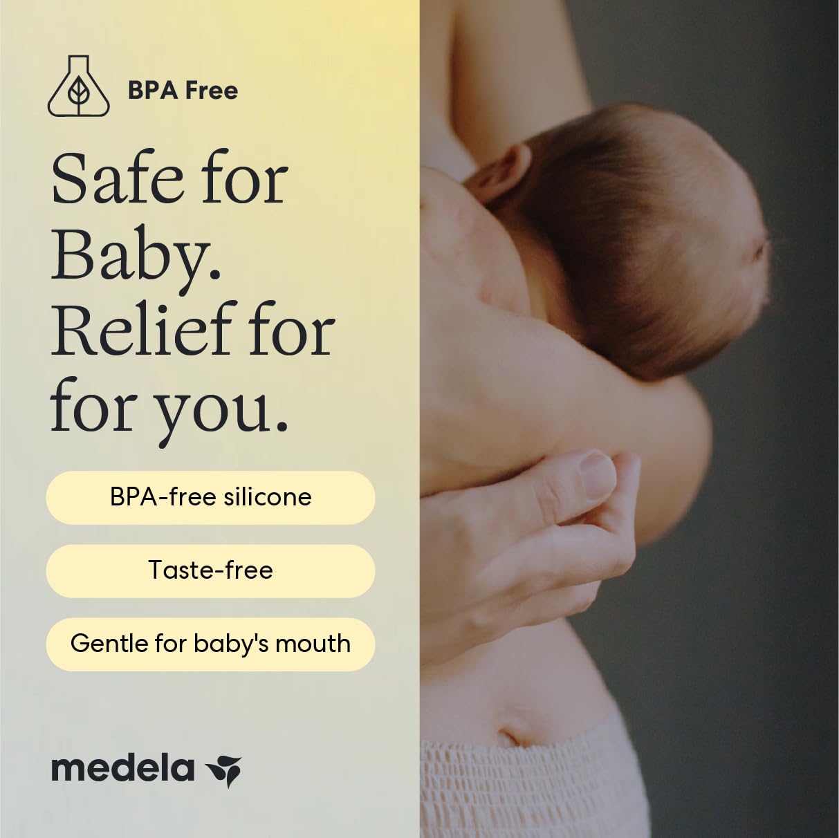 Medela Contact Nipple Shields, For Breastfeeding Comfort, Size M 20mm, 2ct