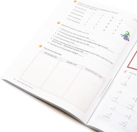 Horizons Math 4 SET of 2 Student Workbooks 4-1 and 4-2
