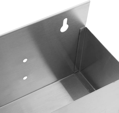 GRIDMANN 42-inch Single Speed Rail - Stainless Steel Liquor Bottle Holder Rack for Bars
