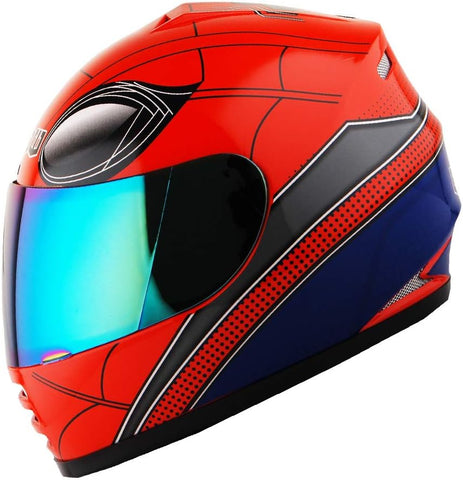 WOW Motorcycle Full Face Helmet Street Bike BMX MX Youth Kids: HKYB15