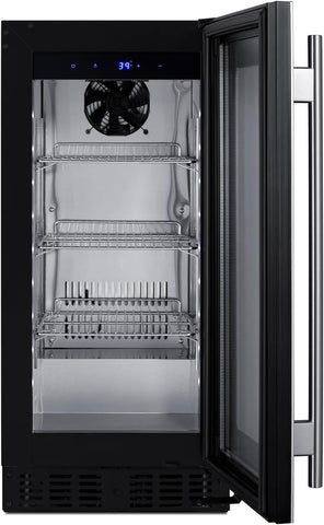 Summit Appliance 15" Beverage Center, Stainless Steel - ASDG1521