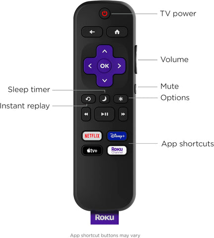 Roku TV Remote Control (Official Manufacturer Product)