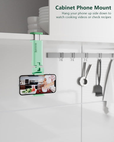 MiiKARE Airplane Phone Holder Mount, Plane Travel Essentials, Green