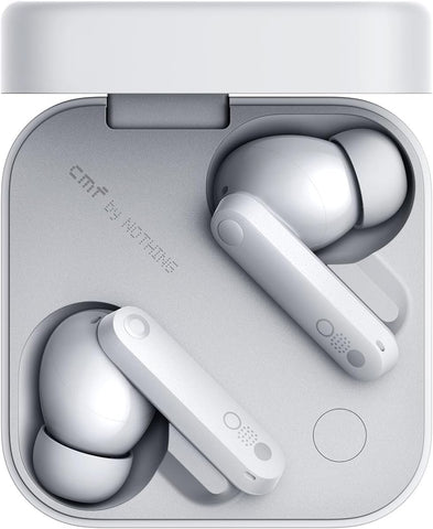 CMF Buds Pro 2 Wireless Earbuds with Smart Dial, 50dB Hybrid Noise Cancelling Earbuds Wireless Bluetooth 5.3, 11mm Bass with LDAC, 6 Hi-Res Audio Mics, 43H Playtime, Fast Charging Case, Light Grey