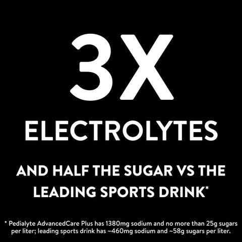 Pedialyte AdvancedCare Plus Electrolyte Powder Packets, Berry Frost