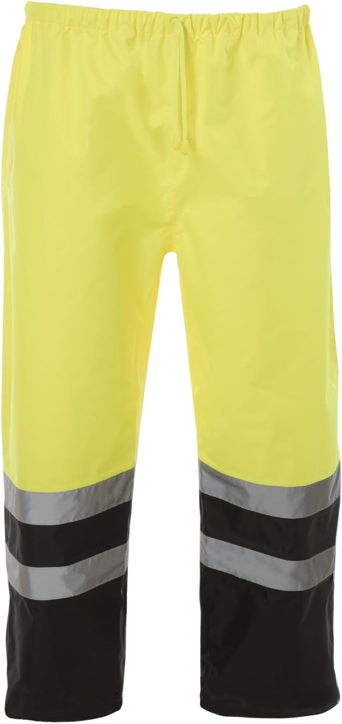 JORESTECH High Visibility Waterproof Safety Overall Pants: Reflective Stripes, ANSI Compliance, and Adjustable Bottoms