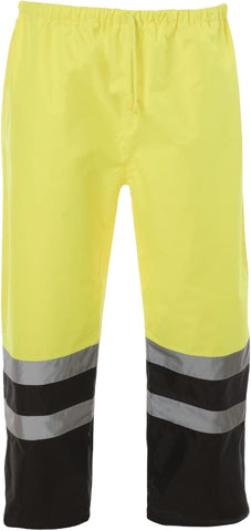 JORESTECH High Visibility Waterproof Safety Overall Pants: Reflective Stripes, ANSI Compliance, and Adjustable Bottoms