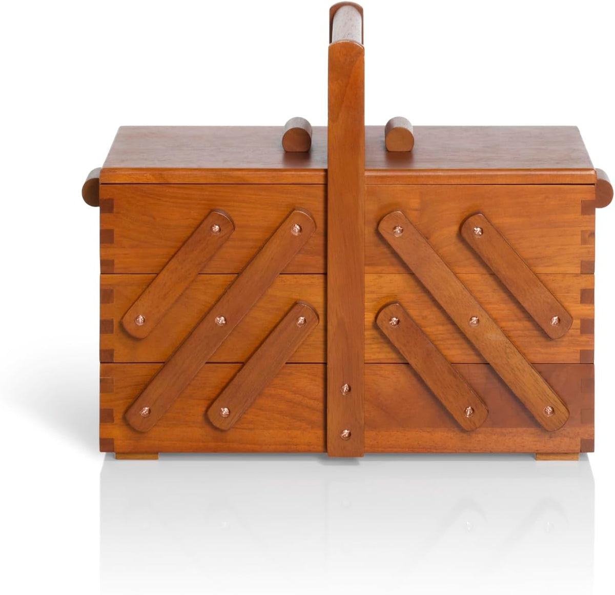 Prym Wooden Sewing Box, White