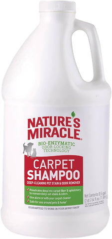 Nature's Miracle Carpet Shampoo Pet Stain & Odor Remover, 64 oz