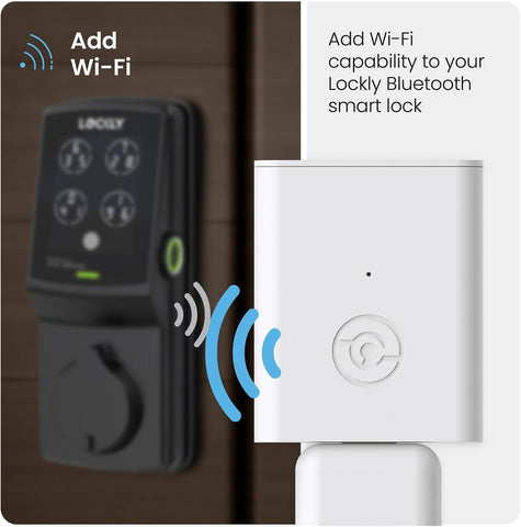 Lockly Secure Link Wi-Fi Hub - Control Your Lockly Smart Lock from Anywhere with Real-time Notifications and Voice Control