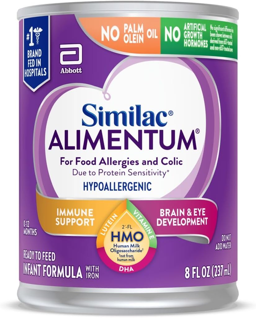 Similac Alimentum With 2'-FL HMO, Hypoallergenic Ready-to-Feed Baby Formula
