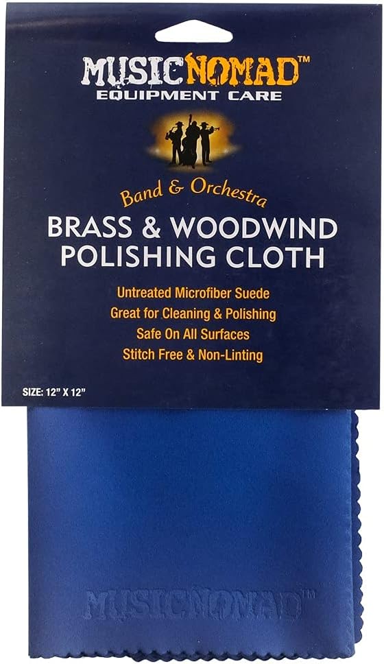 MusicNomad Brass & Woodwind Premium Microfiber Polishing Cloth (MN730)