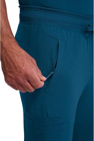 Cherokee Infinity Jogger Scrub Pants for Mens Mid Rise 360° Stretch