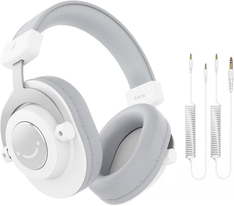 FIFINE HD8W Studio Monitor Headphone with 50mm Drivers, for Vocal Recording