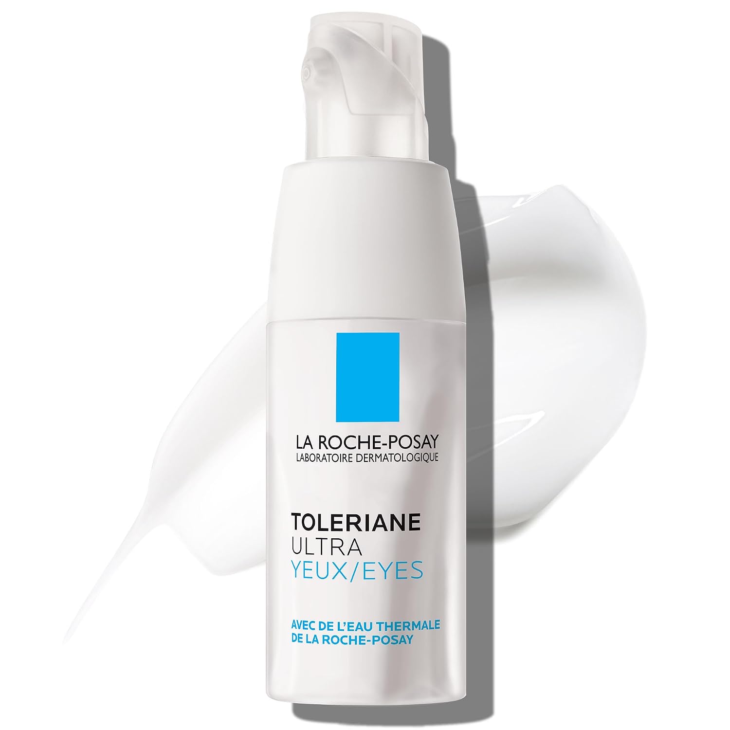 La Roche-Posay Toleriane Dermallergo Eye Cream for Sensitive Skin 0.68oz | Soothing moisturizer comforts sensitive skin. Allergy tested, fragrance free, alcohol free. Formerly Toleriane Ultra Eyes.