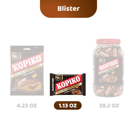 Kopiko Coffee Candy – Bold-Tasty Hard Candy from Indonesia with Real Coffee Extract – A Satisfying Boost for On-the-Go Energy (4-Pack 1.13 Ounce Each)
