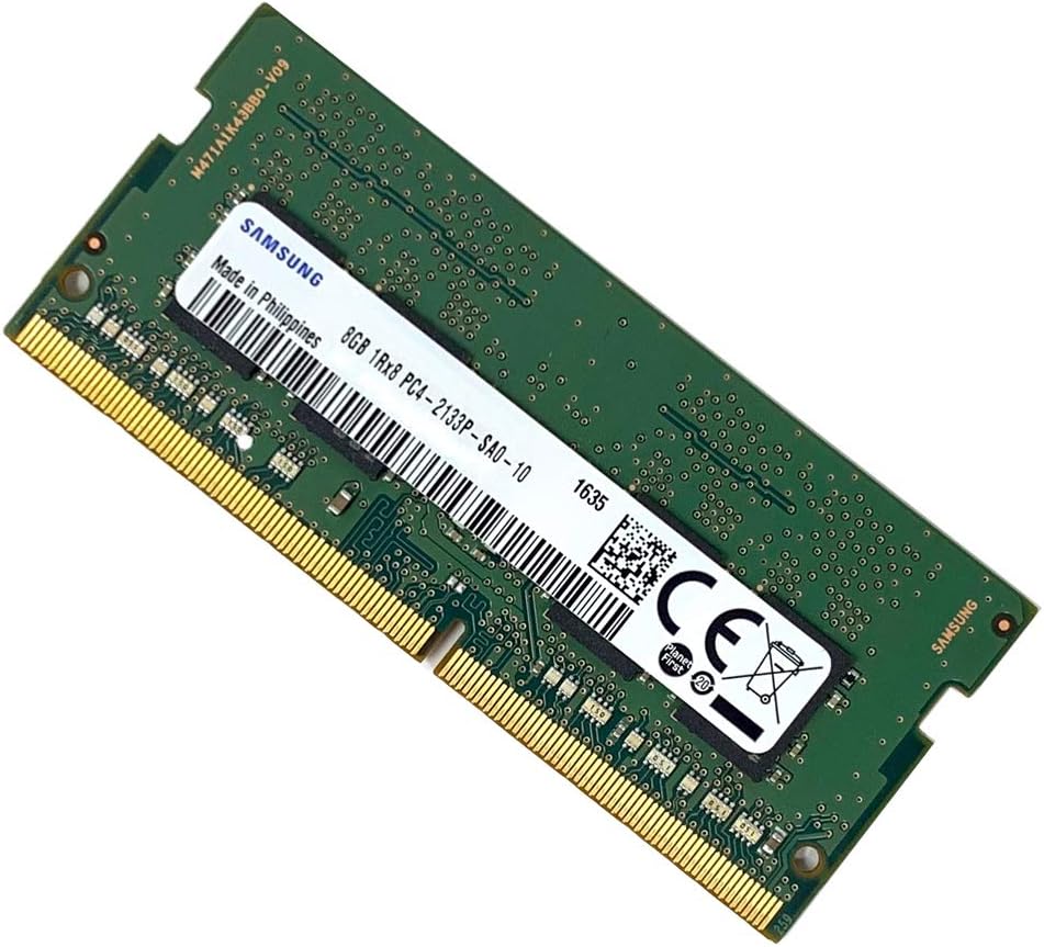 Samsung M471A1K43BB0-CPB 8GB PC4-17000 DDR4-2133MHz Non-ECC Unbuffered CL15 260-Pin SoDimm 1.2V Single Rank Memory Module - OEM