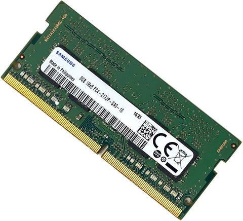 Samsung M471A1K43BB0-CPB 8GB PC4-17000 DDR4-2133MHz Non-ECC Unbuffered CL15 260-Pin SoDimm 1.2V Single Rank Memory Module - OEM