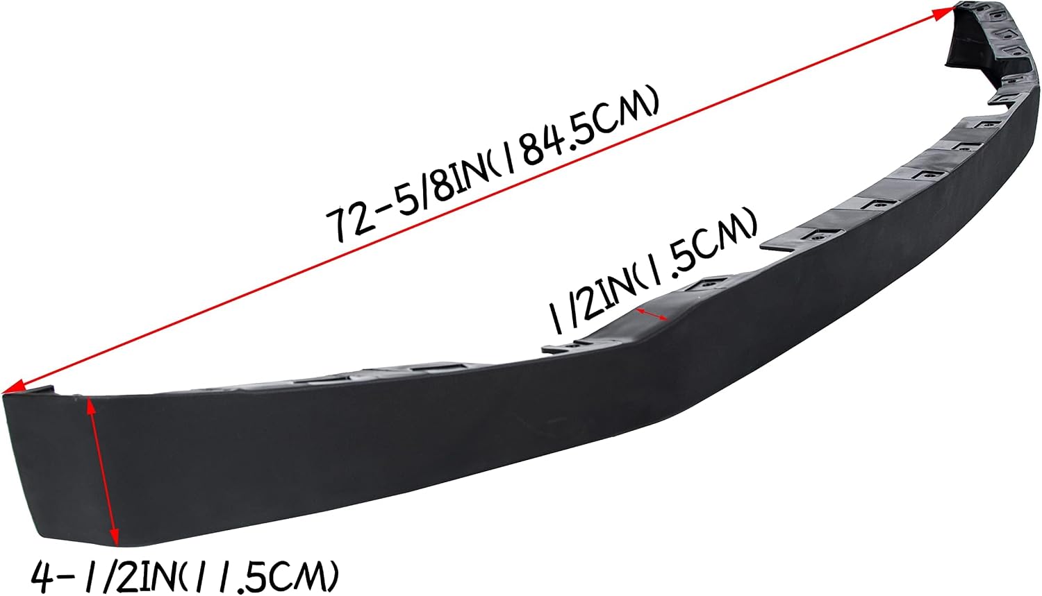 ECOTRIC Front Lower Valance Compatible with 2017-2019 F250 F350 F450 2WD
