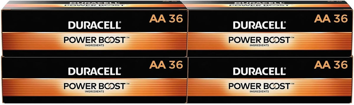 DURACELL MN1500BKD CopperTop Alkaline Batteries, AA, 144/CT