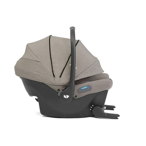 Joie Mint Latch Baseless Infant Car Seat – Lightweight, Built-in Rigid Lower Anchor Attachments and Side-Impact Protection – No Base Installation Required, Travel-Friendly Design (Dove)