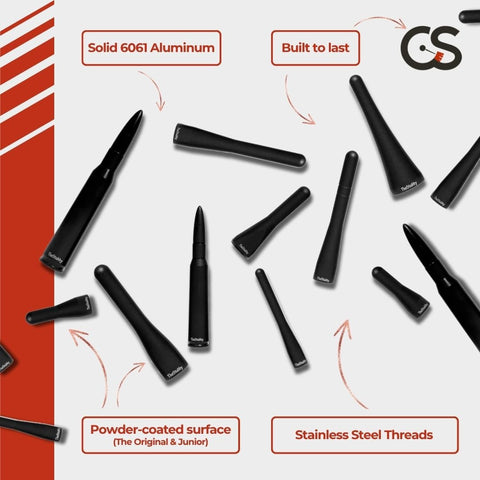 CravenSpeed Stubby Antenna Compatible with Mazda 3 2004-2018 | 4 inches | Short Antenna Replacement | Made in the USA
