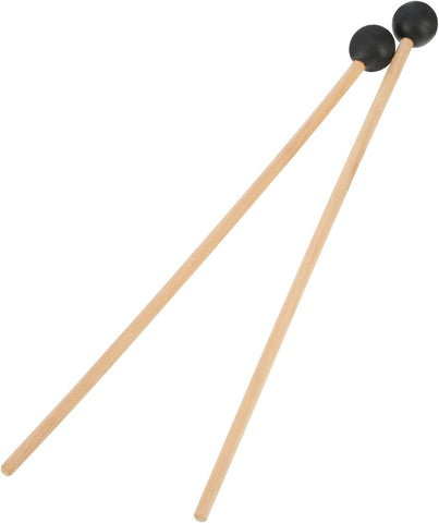 Shappy Rubber Xylophone Mallet Bell Mallets Percussion 15 in Long (Black)