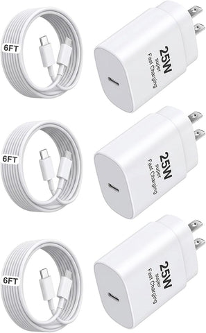 25W USB C Charger,Super Fast Charging Block,Type-C Power Adapter