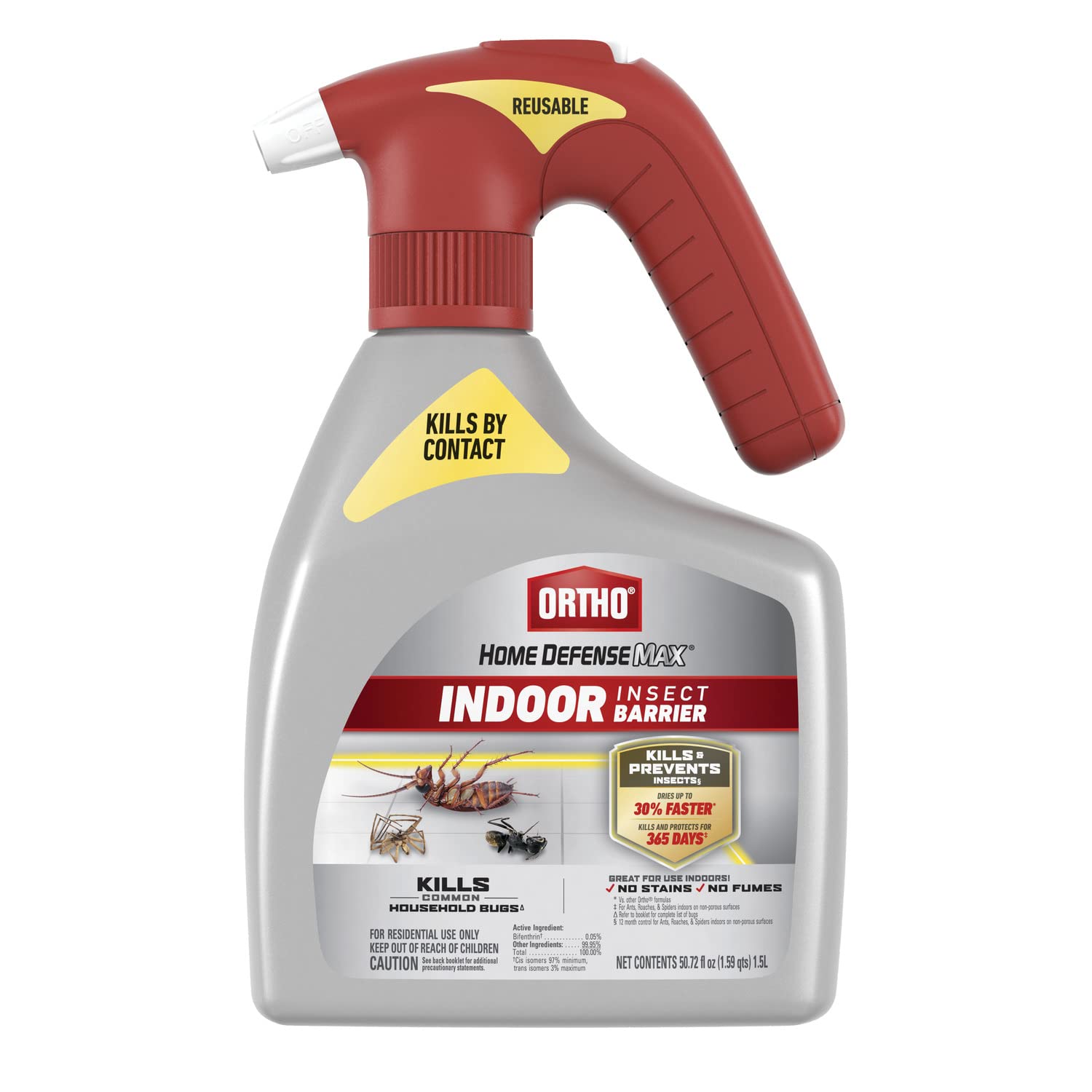 Ortho Home Defense Max Indoor Insect Barrier, 1.5 L