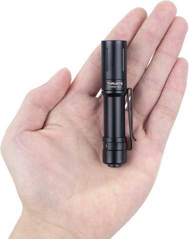 ThruNite Archer Mini USB-C Pocket EDC Flashlight, 405 Lumens IPX8, Black