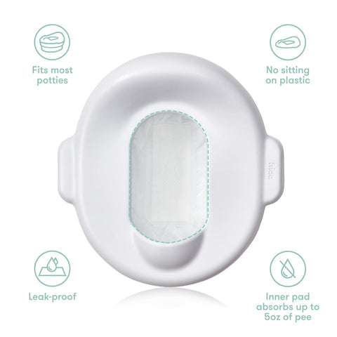 Frida Baby Poo + Pee Potty Liners, Leak-Proof, Easy Cleanup, 30 Count
