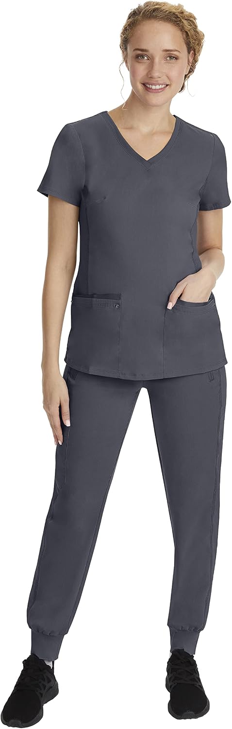 Healing Hands Purple Label Women's Scrub Top V-Neck with 2 Pockets
