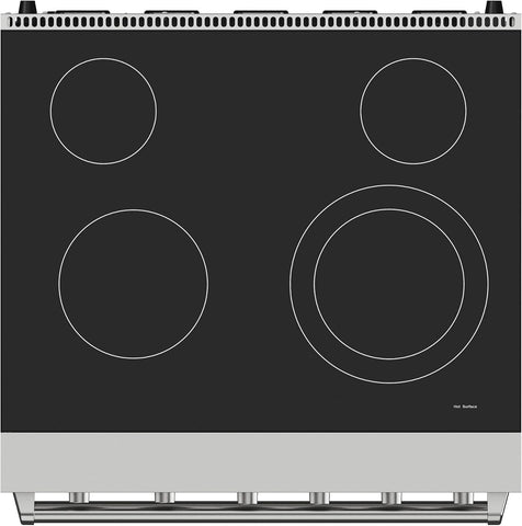 Kenmore PRO 30" Front Control Freestanding Gas Range, 5.0 Cu. Ft Oven With True Convection & Air Fry, 5 Burner Cooktop, 7 Function Convection Oven With Pizza, Defrost & Steam Clean, Stainless Steel