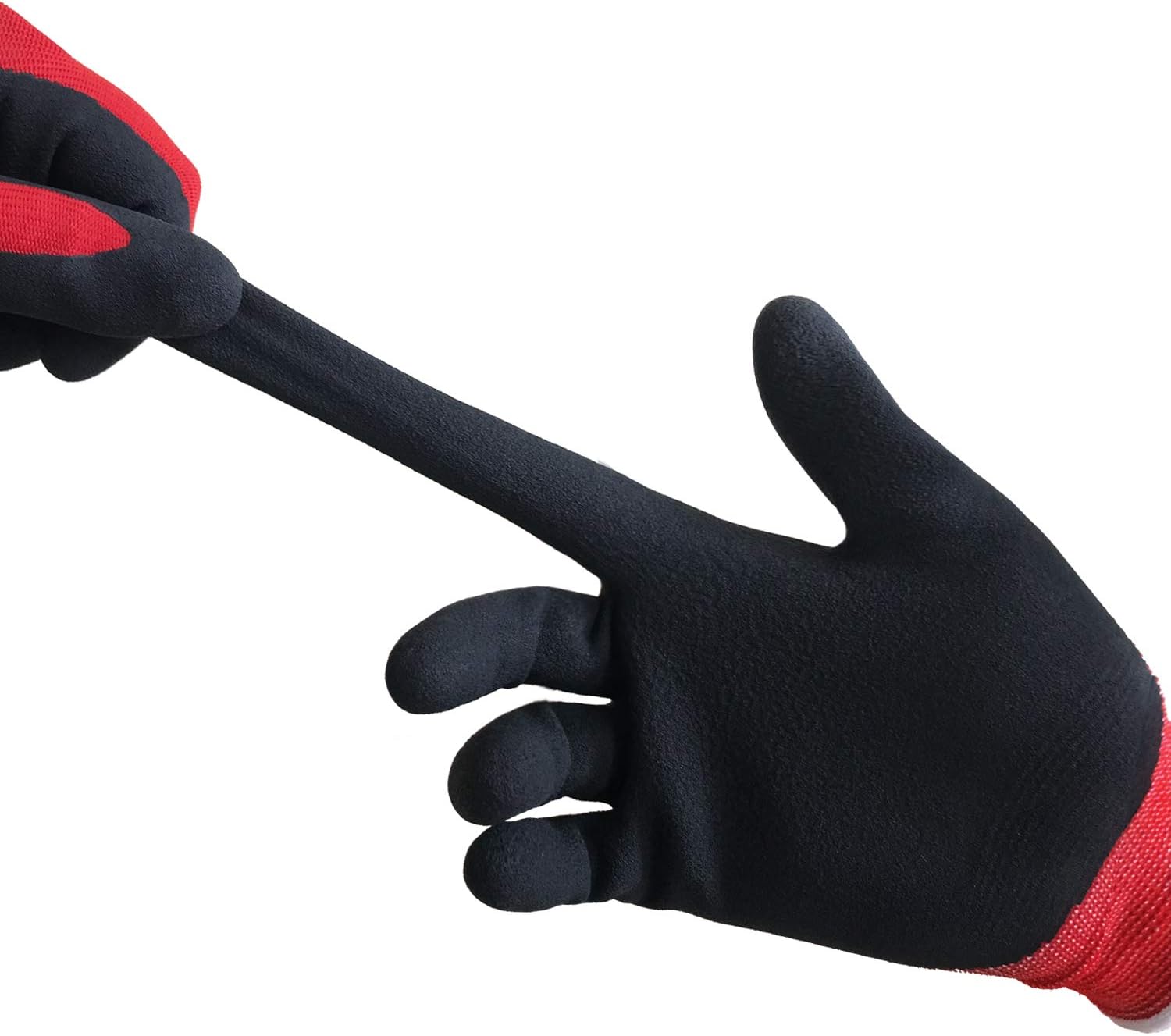 COOLJOB 6 Pairs Gardening Gloves for Men, Breathable Rubber Coated, Large