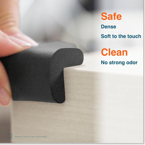 Roving Cove Baby Proof Corner Protector, Pre-Taped, 12 Large Corners