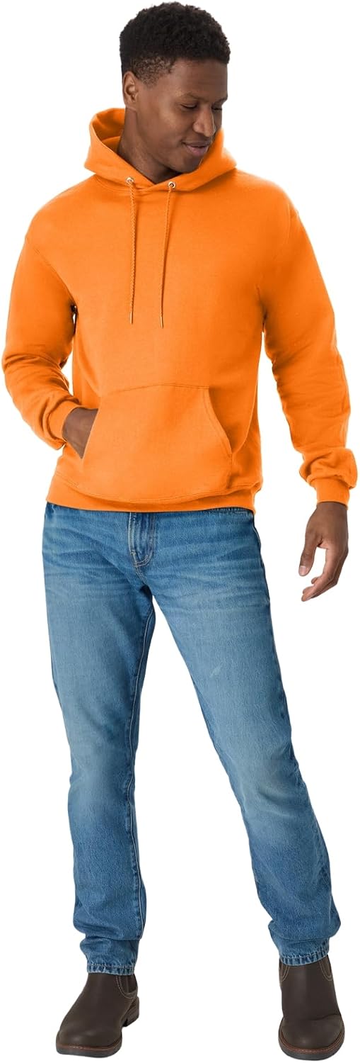Hanes Men's Hoodie - EcoSmart Fleece Hooded Sweatshirt for Men & Women - Midweight Fleece - Big & Tall Available