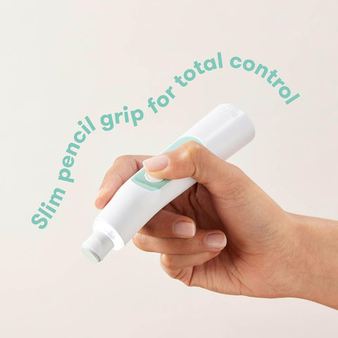 Frida Baby Electric Nail Buffer, Safe Baby Nail File & Trimmer Kit, White