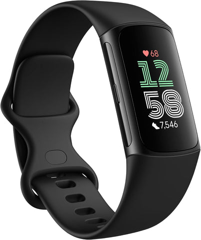 Google Fitbit Charge 6 - Fitness Tracker - Obsidian/Black