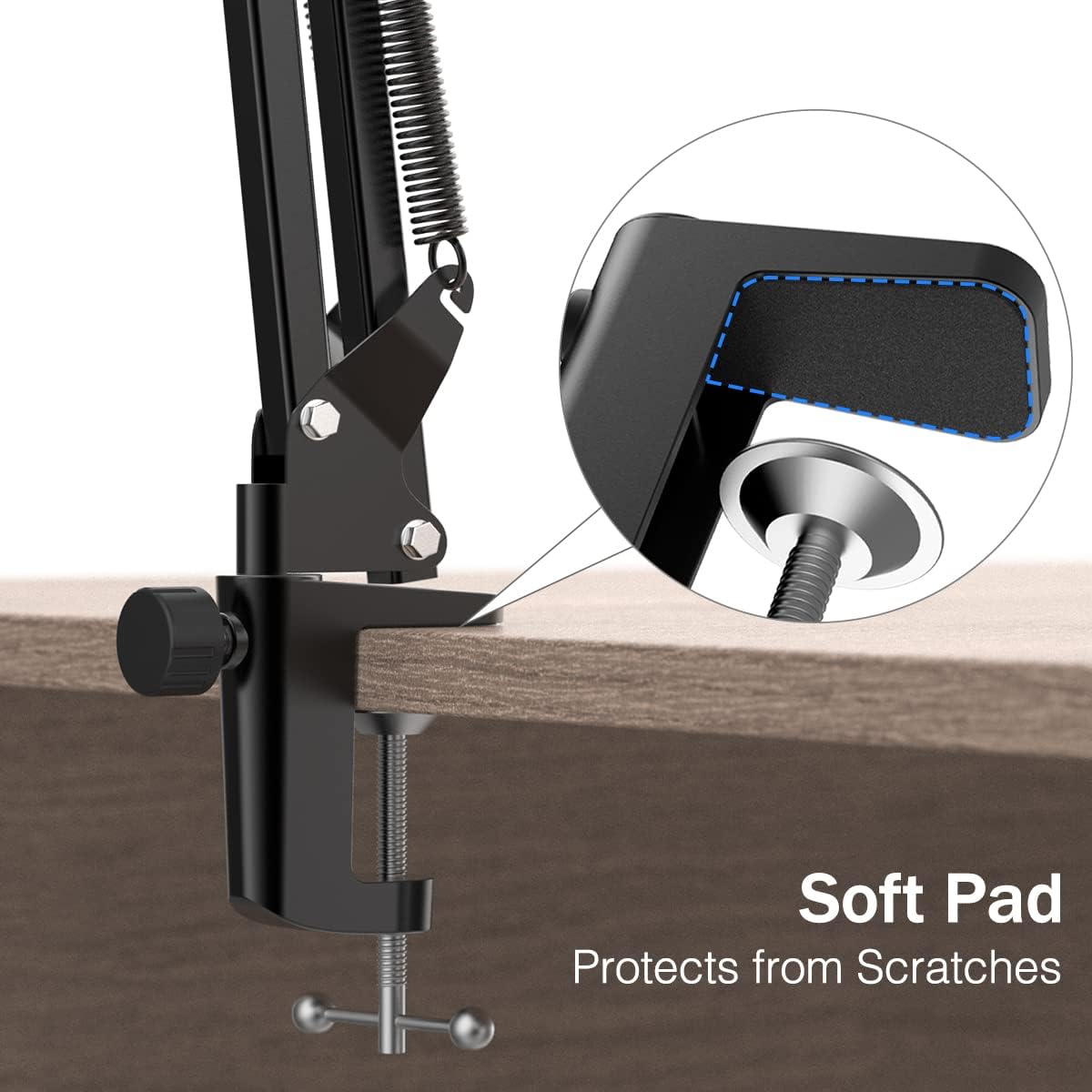 FIFINE CS1 Scissor Microphone Boom Arm Stand for Gaming Recording