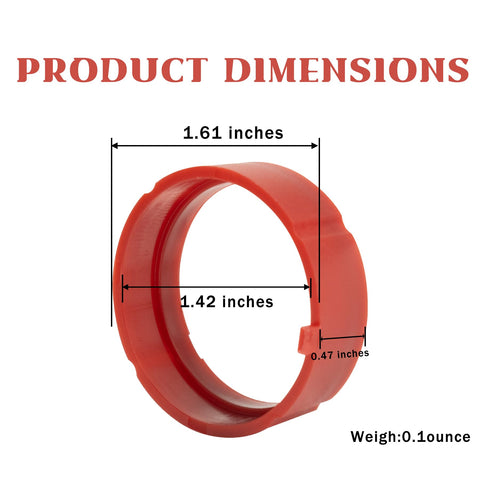 L Continue AXV306 Cone Gear Bushing Compatible with Hayward Pool Cleaners (1, Orange)