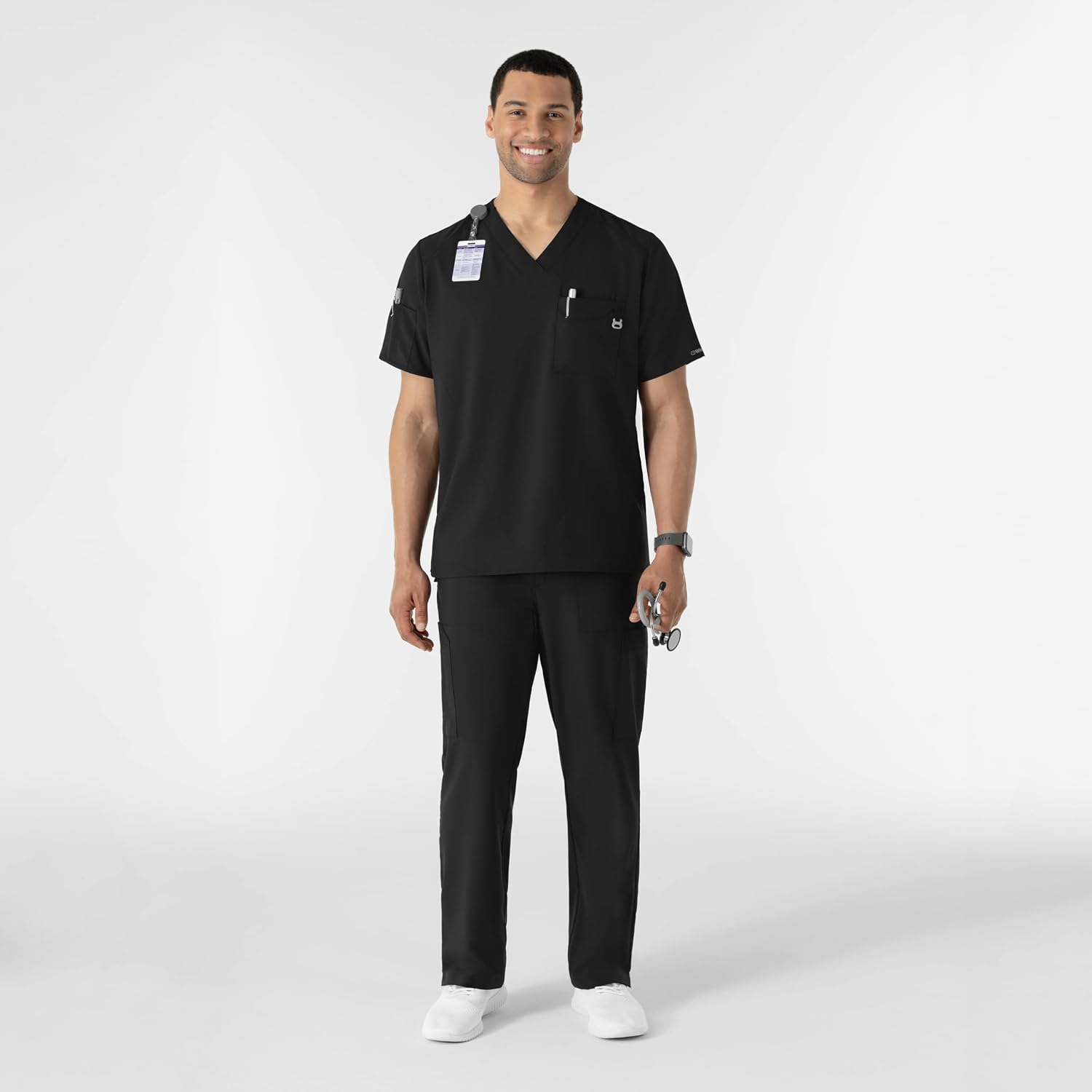 WINK W123 Men's V-Neck Scrub Top