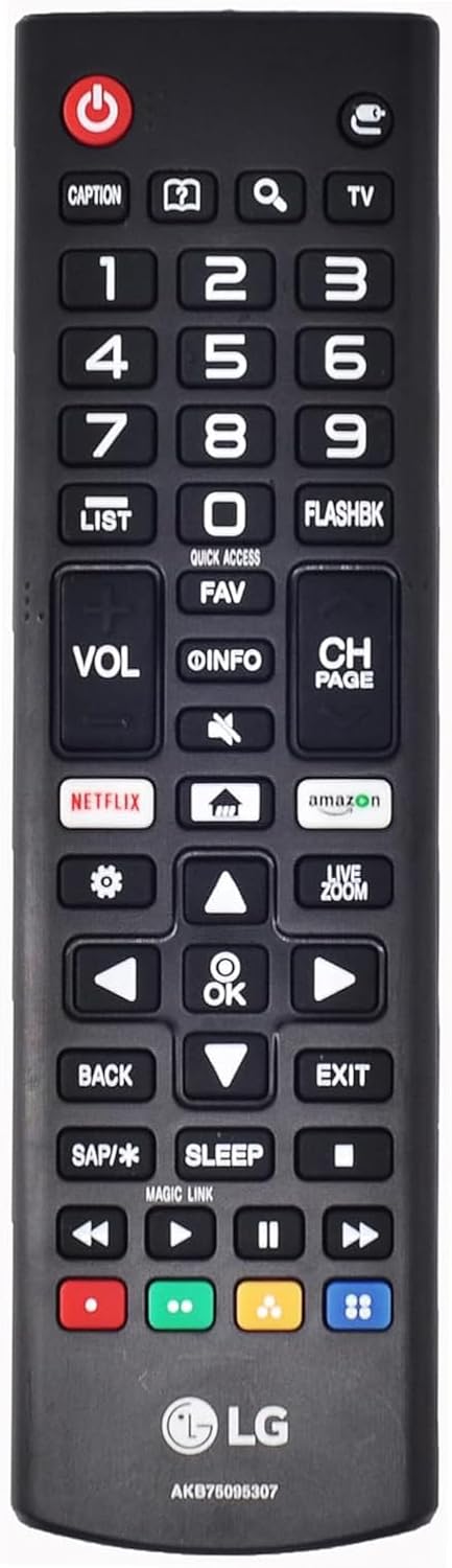Original LG AKB75095307 Smart TV Remote Control for ALL LG LCD, LED, OLED Smart TVs (Batteries NOT Included)