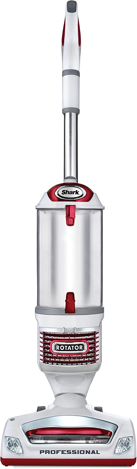 Shark Rotator Lift-Away Upright Vacuum with HEPA Filter, White/Red, NV501